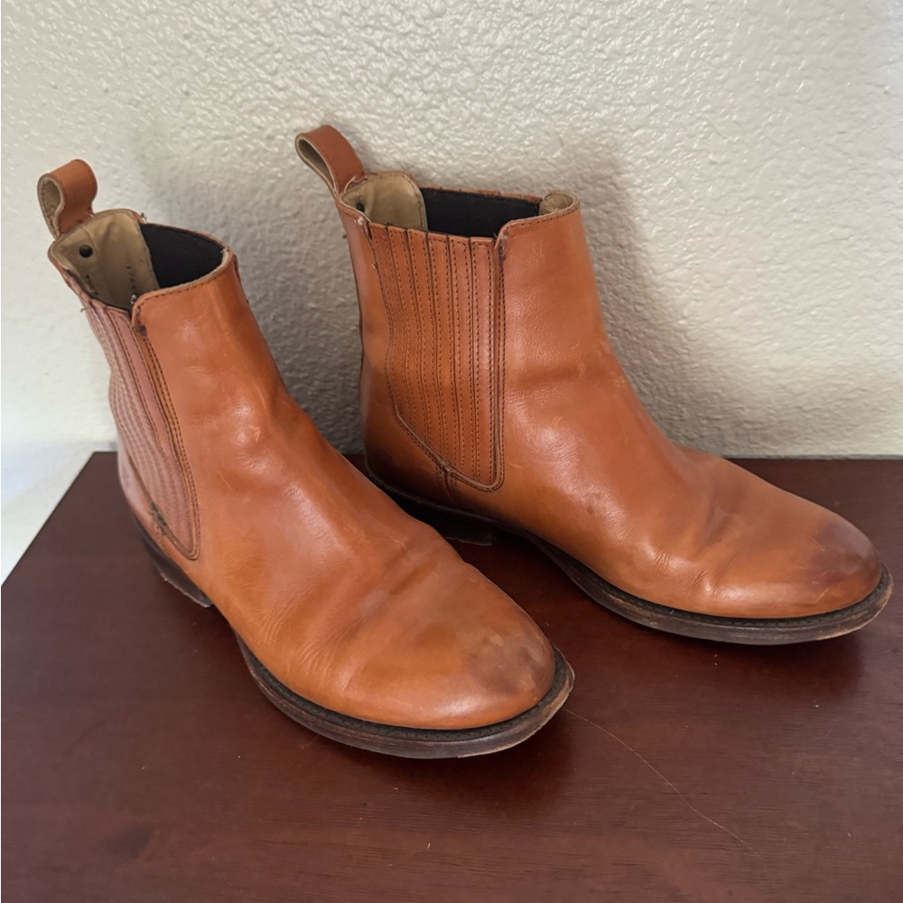Frye Leather Jamie Chelsea Ankle Boots 7 1/2
